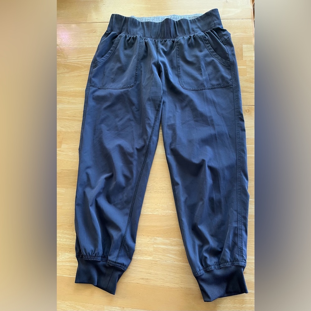 Calvin Klein Performance Dark Gray Track jogger Pants with Elastic Cuffs